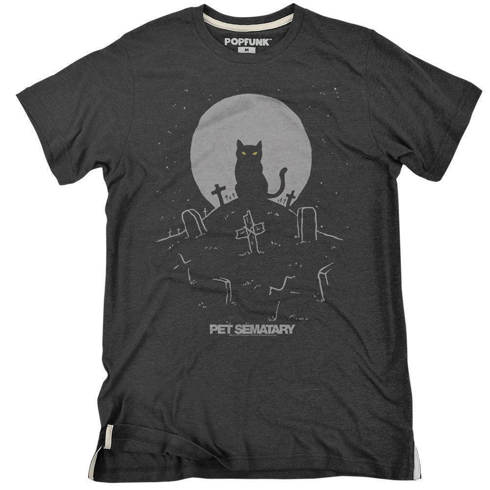 Pet Semetary Cat With Tombstones T Shirt